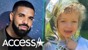 Drake's Son Adonis Shows Off Yoga Skills