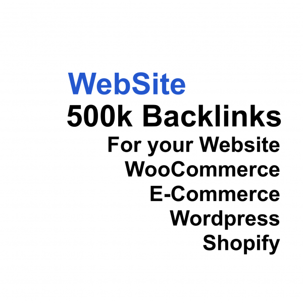 This service is to create 500k link building backlinks! Having a lots of backlinks will really help  your business!