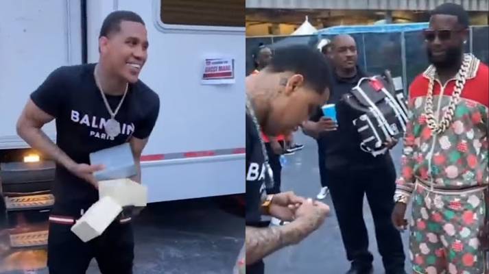 Gucci Mane Blesses His Artist HotBoy Wes With A Rolex After