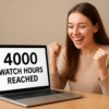 Get 4000 YouTube Watch Hours to Qualify for Monetization