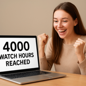 Get 4000 YouTube Watch Hours to Qualify for Monetization